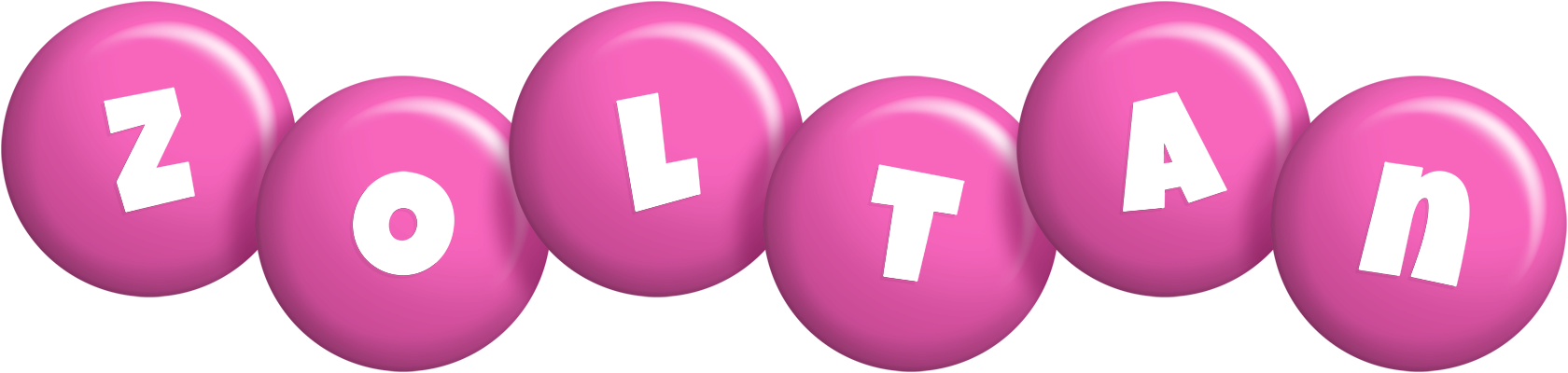Zoltan candy-pink logo