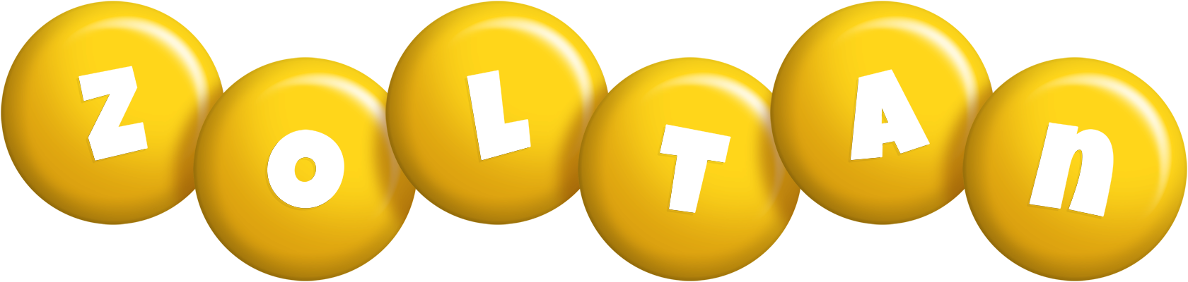 Zoltan candy-yellow logo