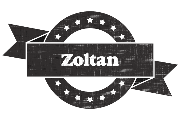Zoltan grunge logo