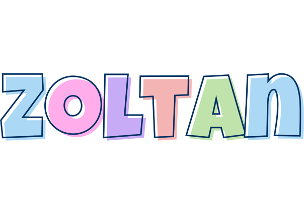 Zoltan pastel logo