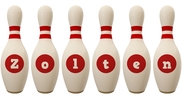 Zolten bowling-pin logo