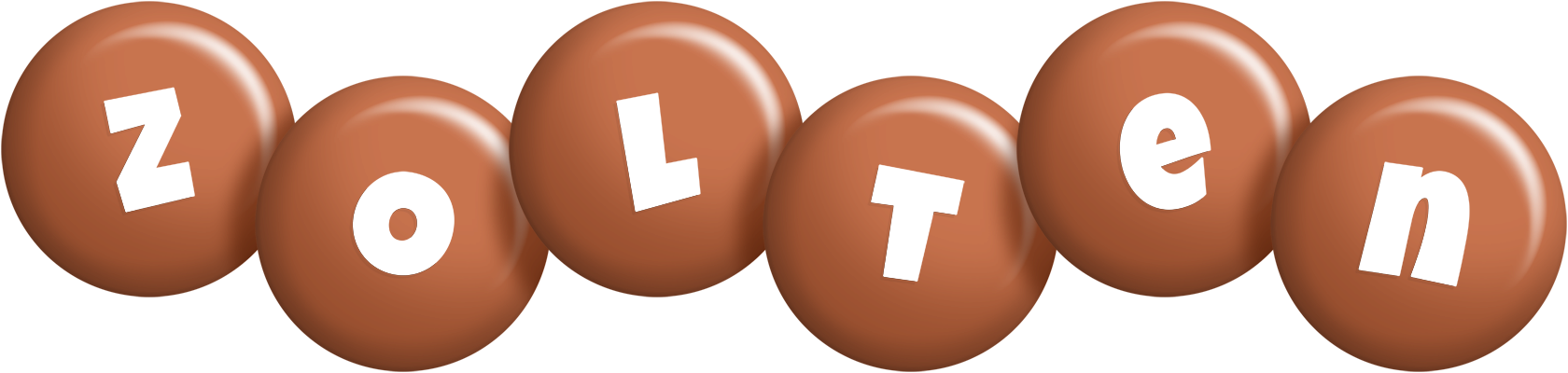 Zolten candy-brown logo