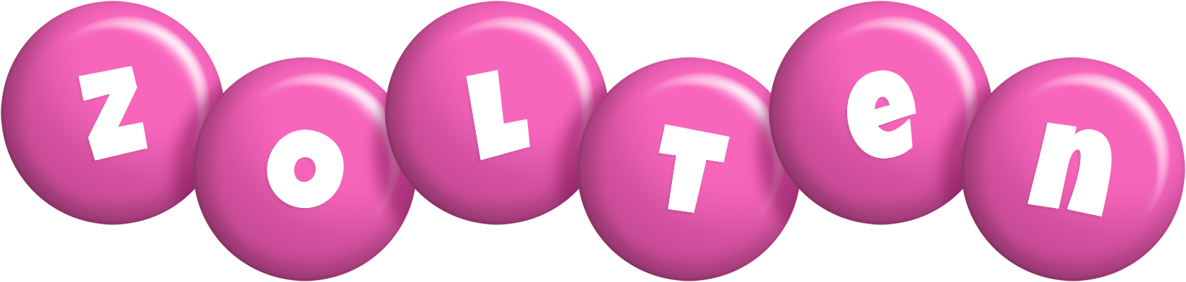 Zolten candy-pink logo