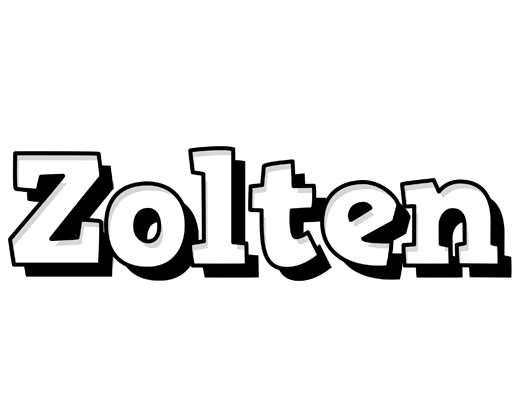 Zolten snowing logo