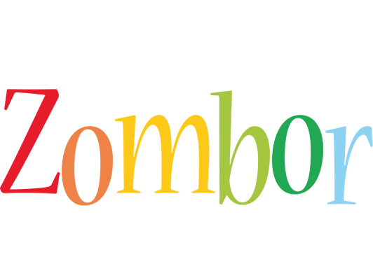 Zombor birthday logo