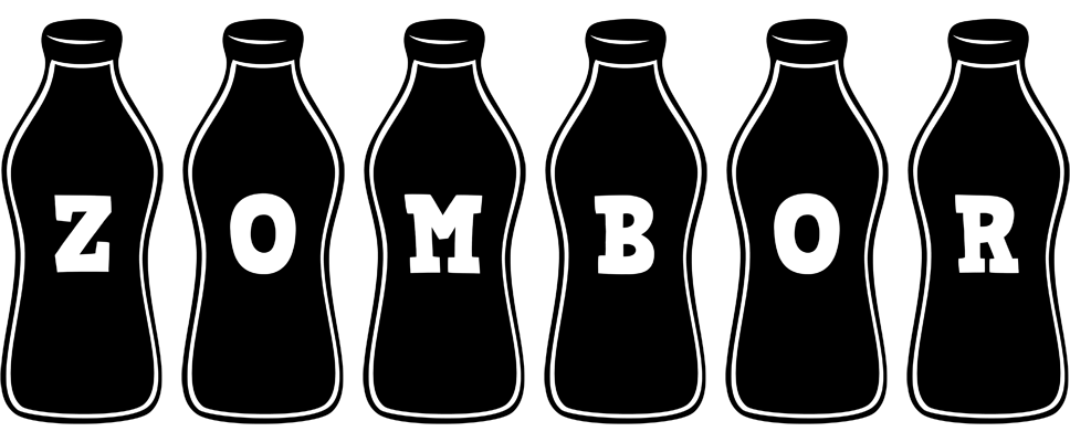Zombor bottle logo
