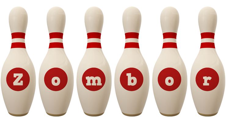 Zombor bowling-pin logo