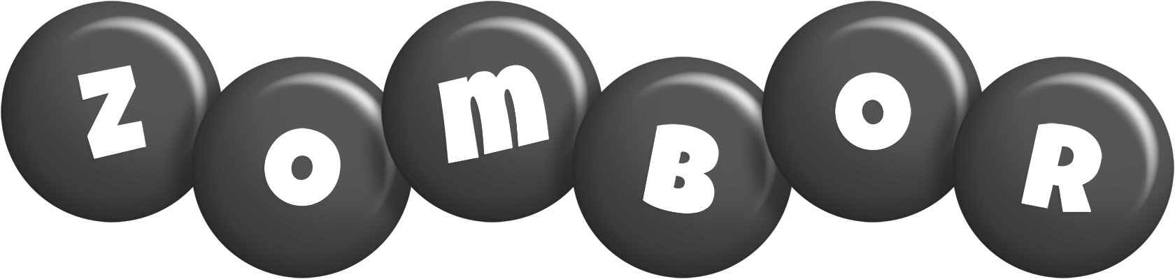Zombor candy-black logo