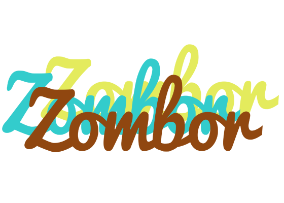 Zombor cupcake logo