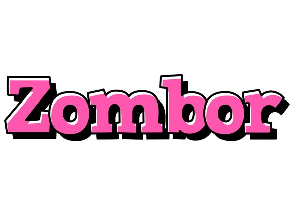 Zombor girlish logo
