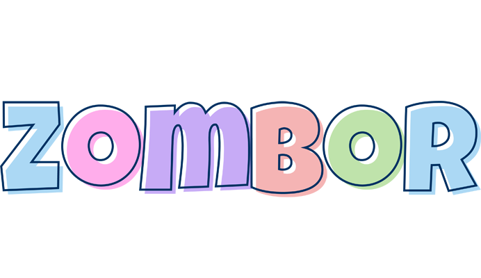 Zombor pastel logo