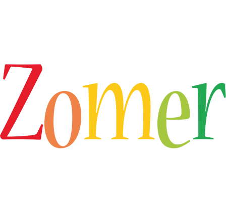 Zomer birthday logo