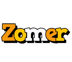 Zomer cartoon logo