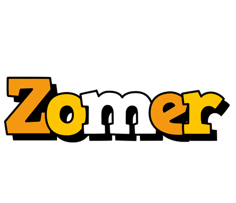Zomer cartoon logo