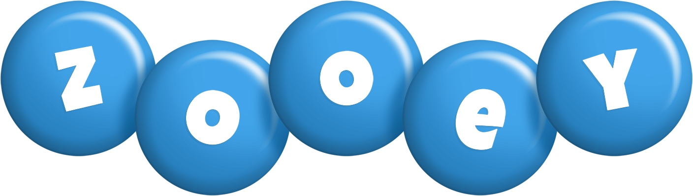 Zooey candy-blue logo