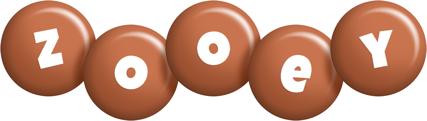 Zooey candy-brown logo