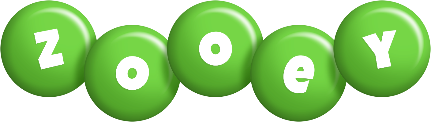 Zooey candy-green logo