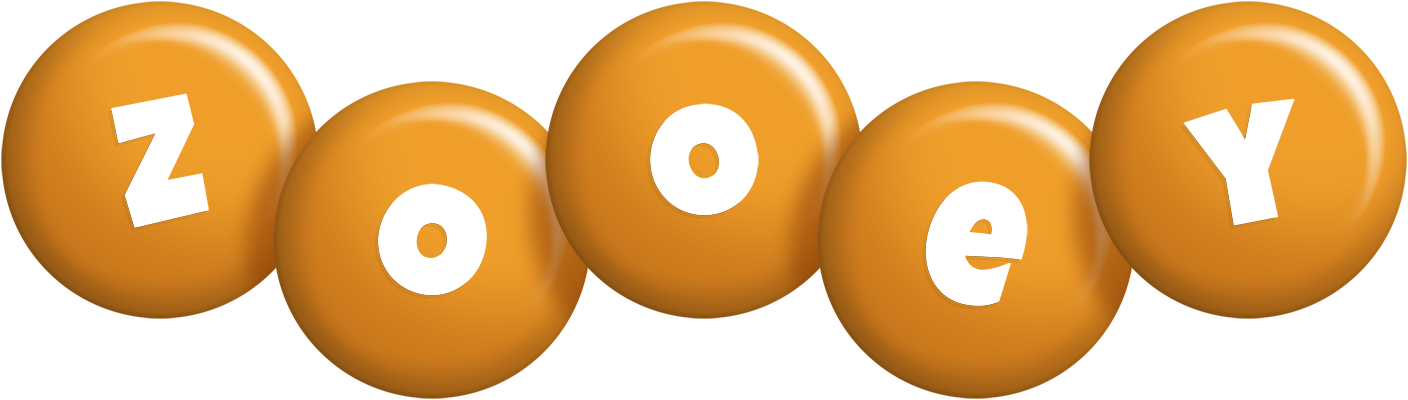Zooey candy-orange logo