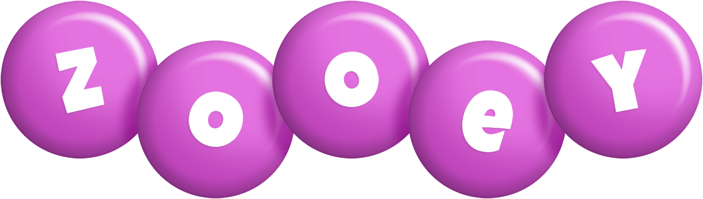 Zooey candy-purple logo