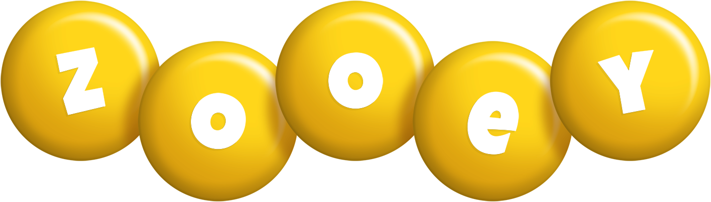 Zooey candy-yellow logo