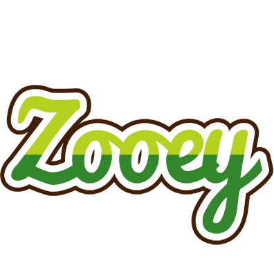 Zooey golfing logo