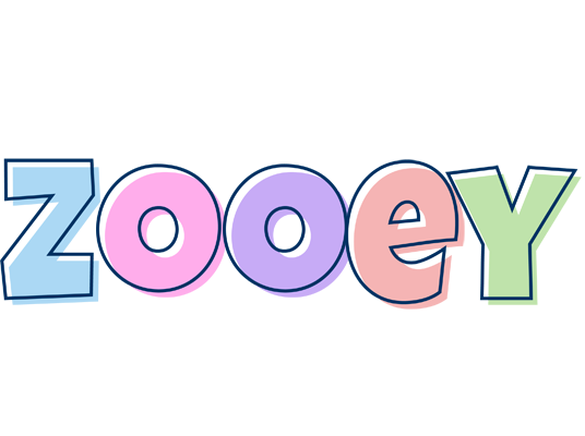 Zooey pastel logo