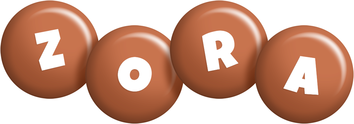 Zora candy-brown logo