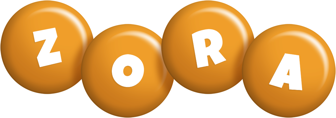 Zora candy-orange logo