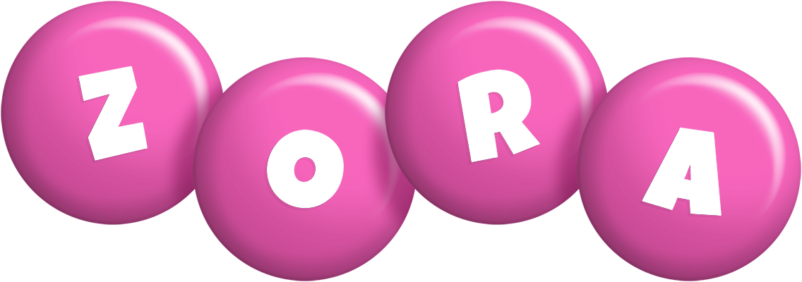 Zora candy-pink logo