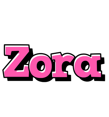 Zora girlish logo
