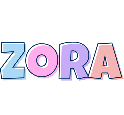 Zora pastel logo