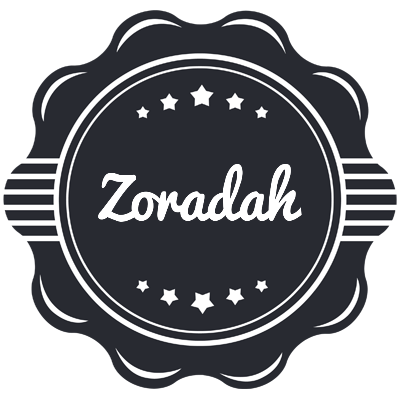 Zoradah badge logo