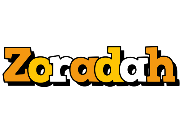 Zoradah cartoon logo