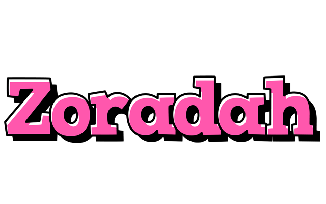 Zoradah girlish logo