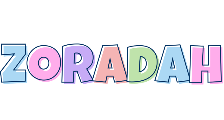 Zoradah pastel logo