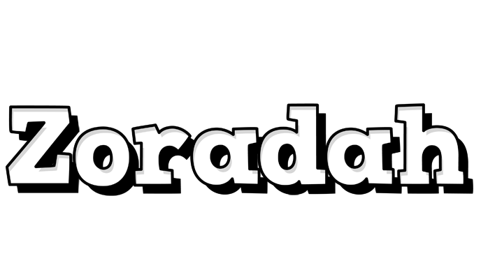 Zoradah snowing logo