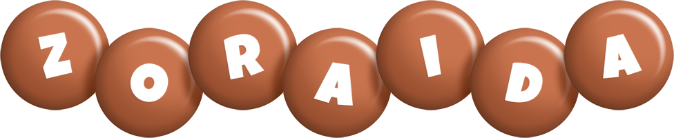 Zoraida candy-brown logo