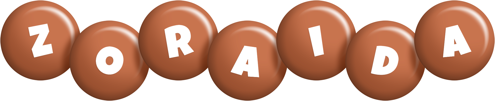 Zoraida candy-brown logo