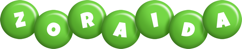 Zoraida candy-green logo