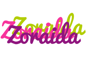 Zoraida flowers logo