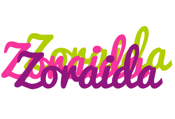 Zoraida flowers logo