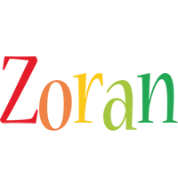 Zoran birthday logo