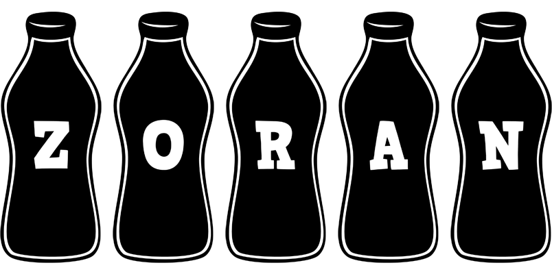 Zoran bottle logo
