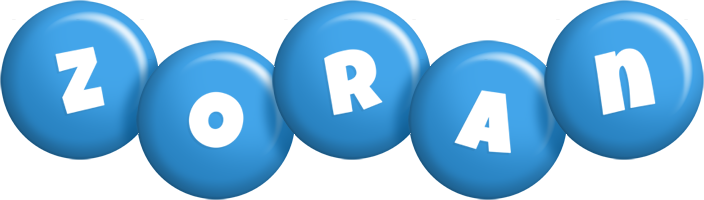 Zoran candy-blue logo