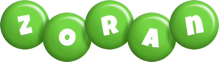 Zoran candy-green logo
