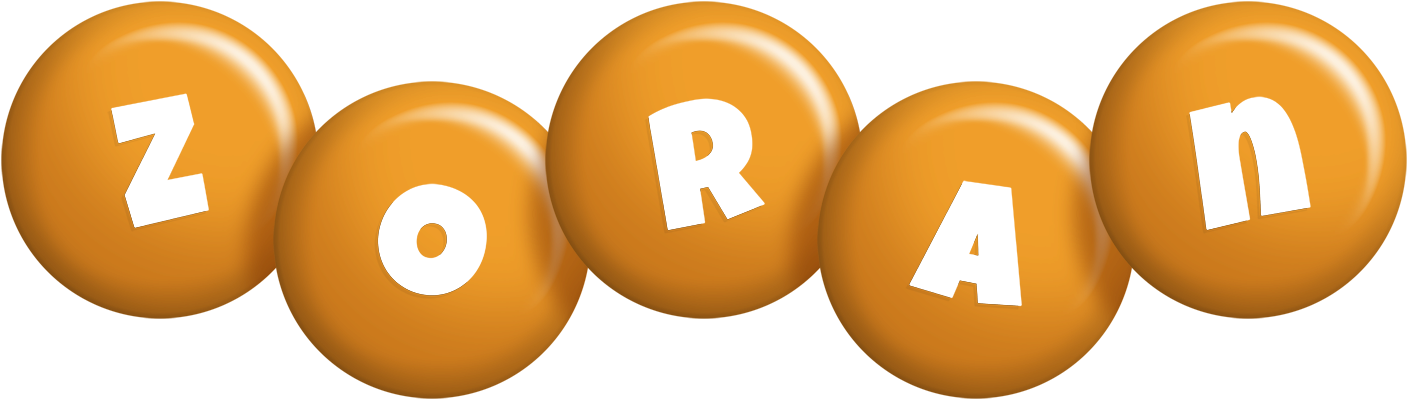 Zoran candy-orange logo