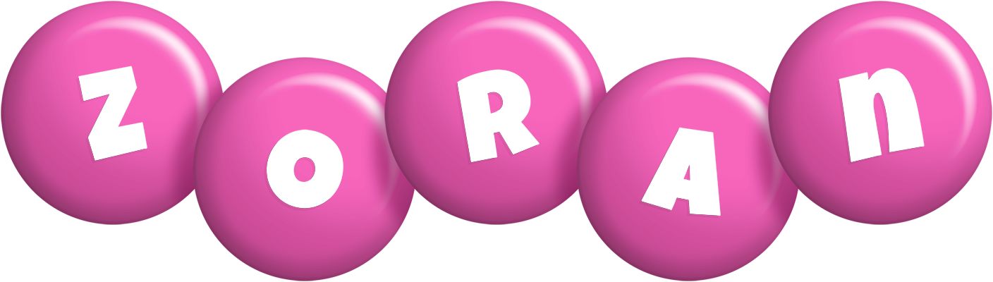 Zoran candy-pink logo