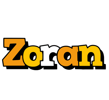 Zoran cartoon logo