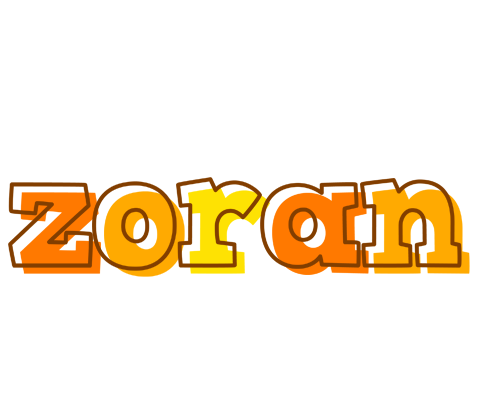 Zoran desert logo