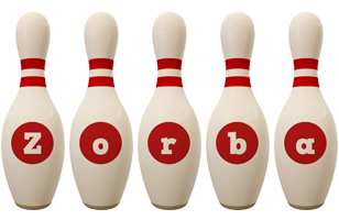 Zorba bowling-pin logo